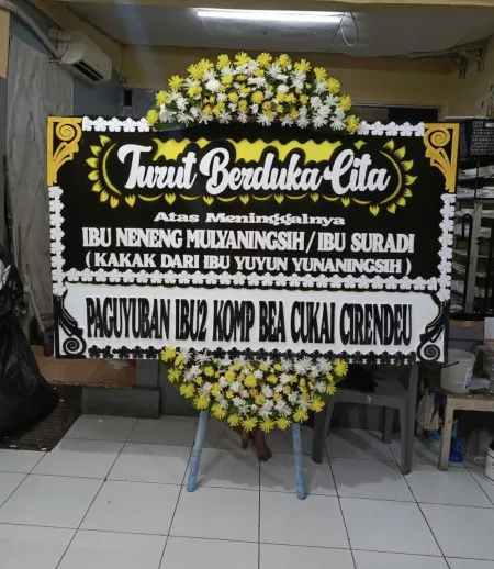 Papan Bunga Duka Jagasatru Pekalipan